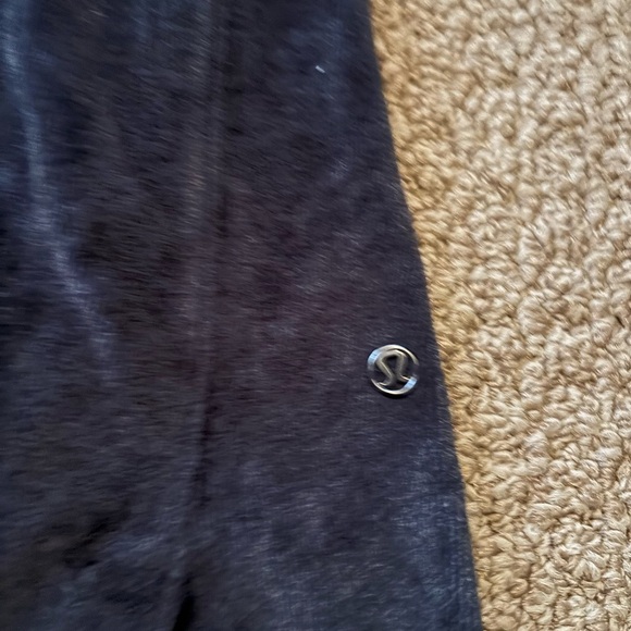 Lululemon Black Velour Wide-Leg Pants - Picture 2 of 6